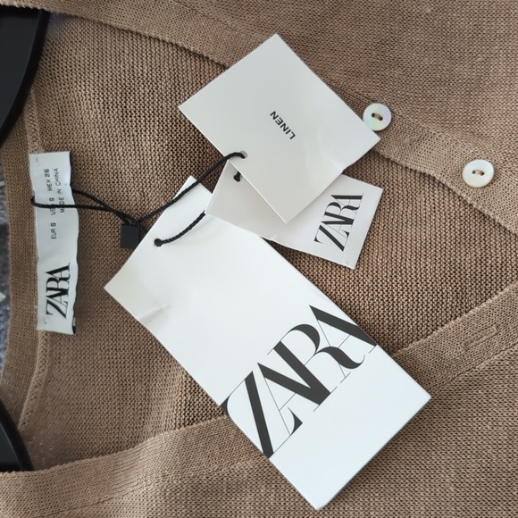 Zara linen vest and pants set - Picture 8 of 9